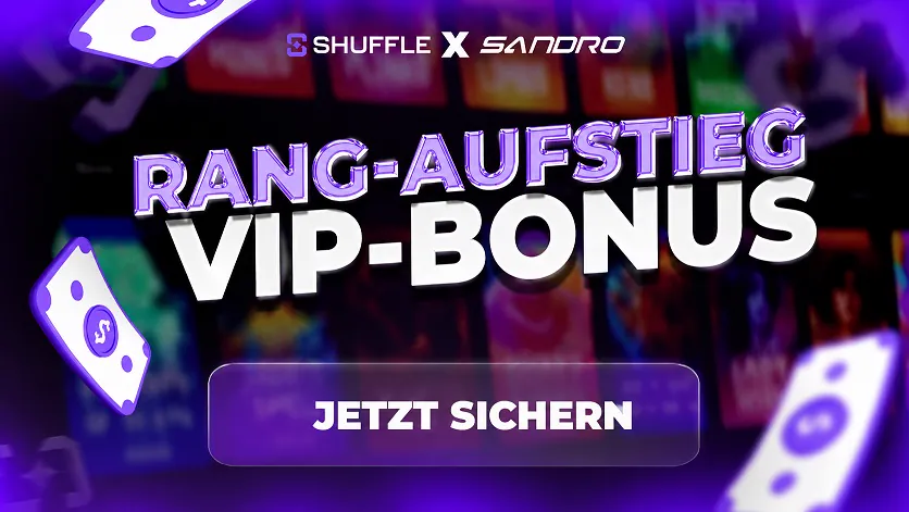 VIP-Rang-Aufstiegsbonus mit dem Code SANDRO
