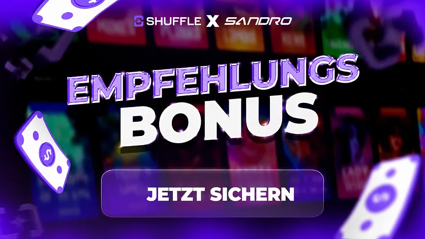 Empfehlungsbonus +10% mit dem Code SANDRO