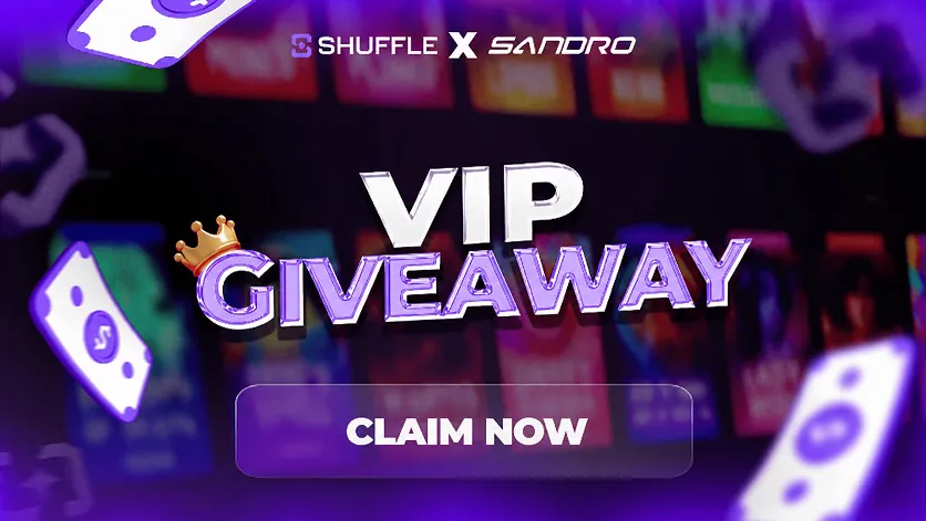 VIP giveaway every 10 days with code SANDRO