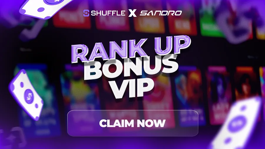 VIP rank up bonus with code SANDRO