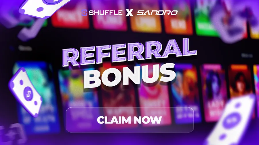 Referral bonus +10% with code SANDRO