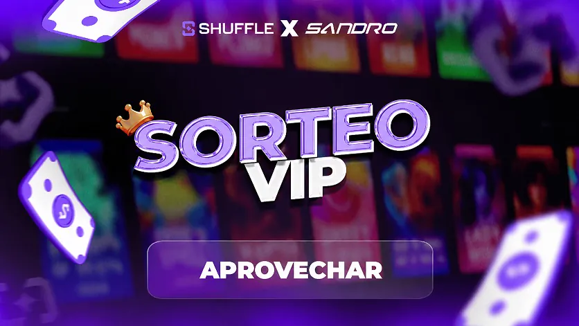 Sorteo VIP cada 10 días con el código SANDRO