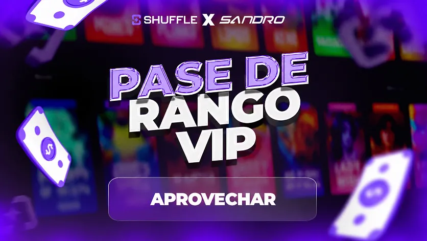 Bono por subida de rango VIP con el código SANDRO